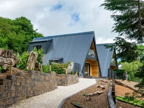 The Approach To Both Lodges