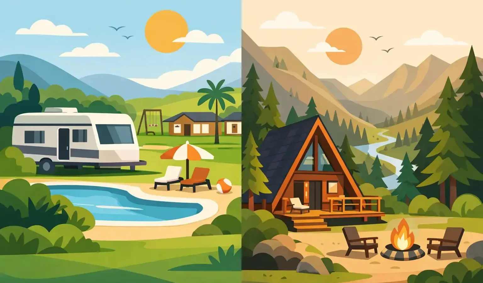 Holiday Parks Versus Lodges for a Better Escape
