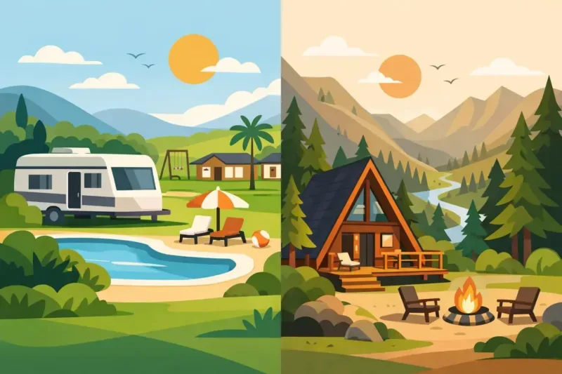 Holiday Parks Versus Lodges for a Better Escape