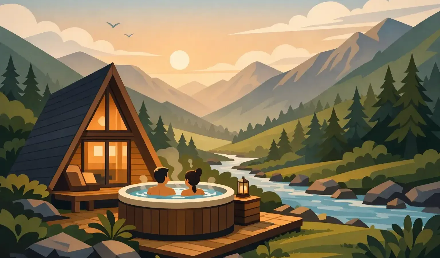Hot Tub Lodges for Restful North Wales Breaks