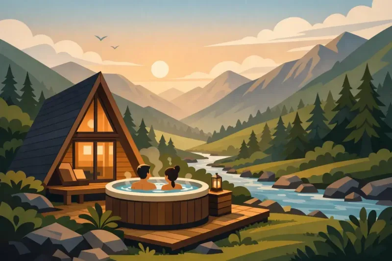 Hot Tub Lodges for Restful North Wales Breaks