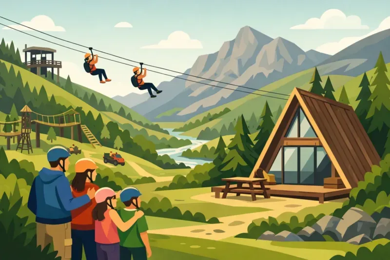 Plan a Family Holiday Near Zip World Wales