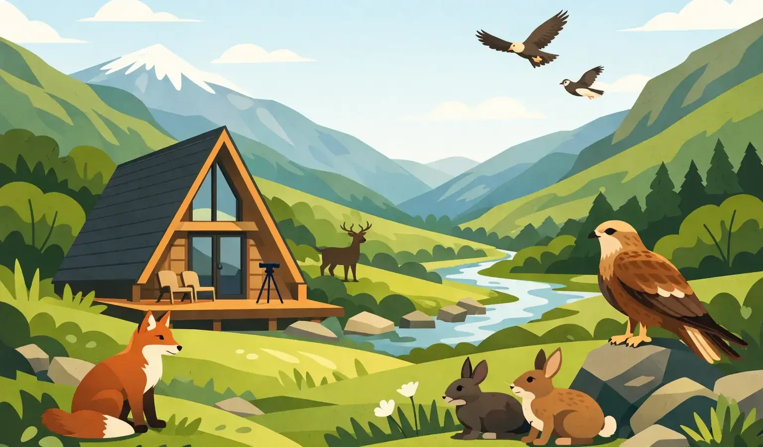 Wildlife Watching Stays in North Wales for All