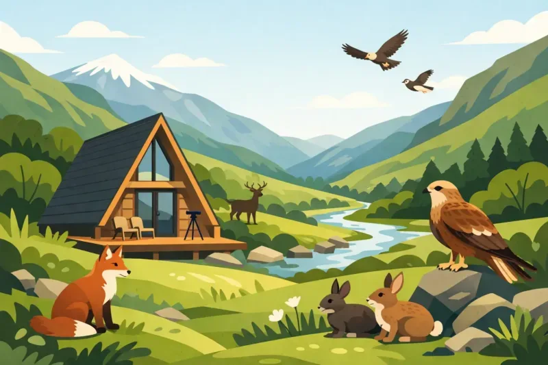 Wildlife Watching Stays in North Wales for All