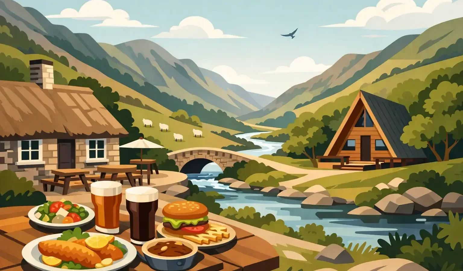 North Wales Pub Food Guide for Relaxed Getaways